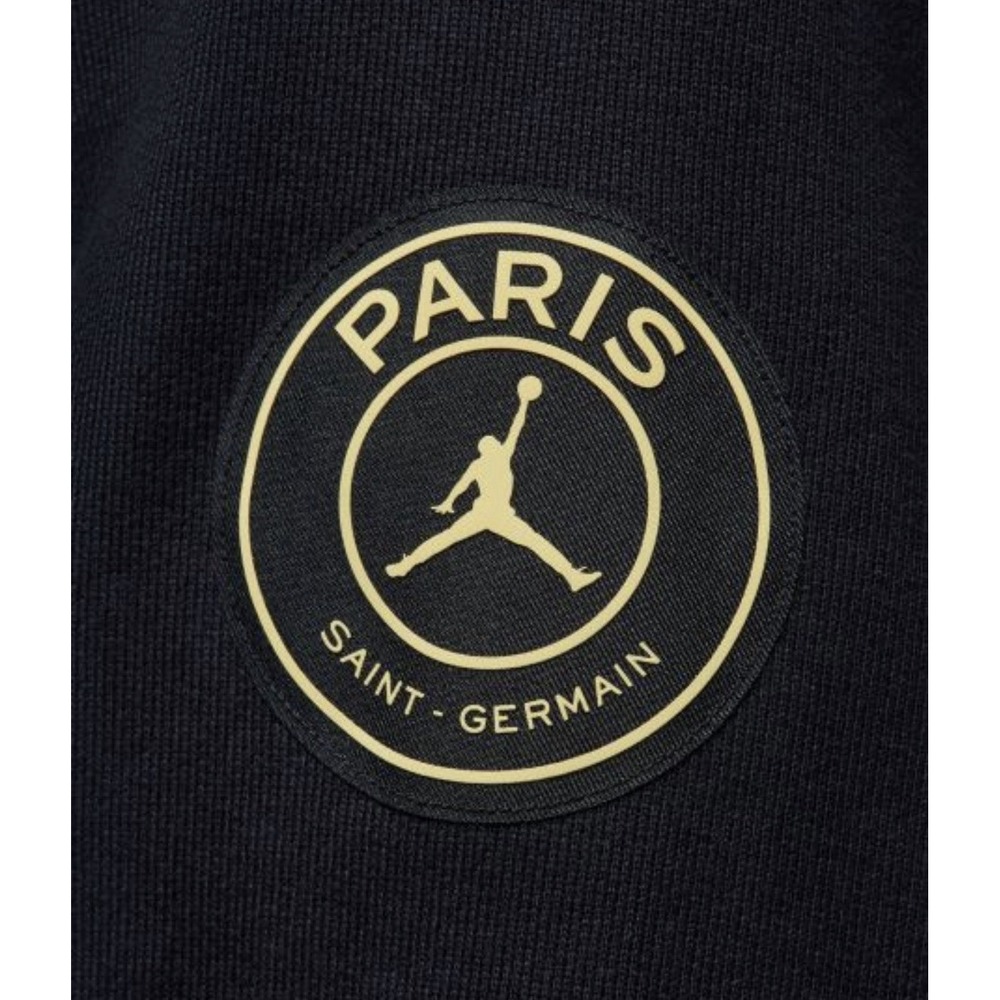 Nike Jordan X Paris Saint-Germain Pullover Wordmark Hoodie Black Mens Medium - Picture 5 of 9